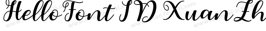 HelloFont ID XuanZhe字体转换